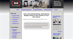 Desktop Screenshot of home-gym-bodybuilding.com