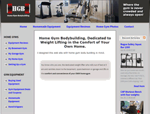 Tablet Screenshot of home-gym-bodybuilding.com